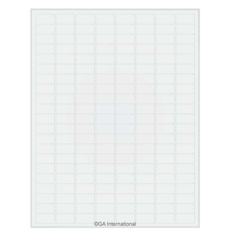 Steri-LazrTAG™ AKA-12 – Permanente autoklavebestandige etiketter til laserprintere 23.9 × 12.7 mm