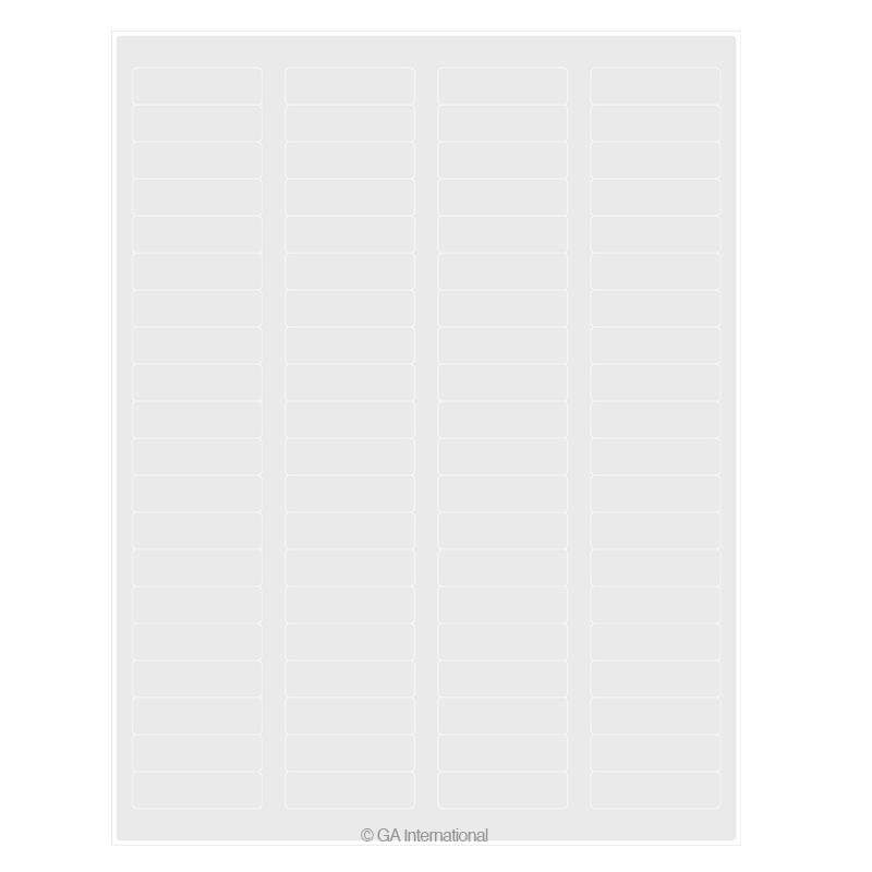 Steri-LazrTAG™ AKA-13 – Permanente autoklavebestandige etiketter til laserprintere 44.5 × 12.7 mm