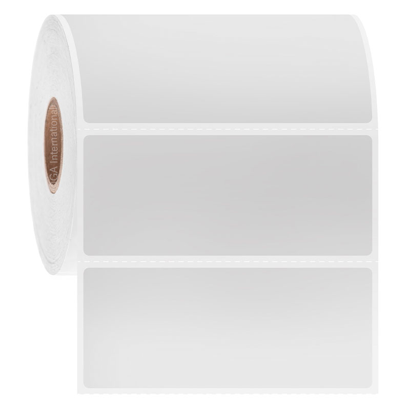ChemicoTAG™ AUBR-86 – Aftagelige opløsningsmiddelbestandige farveetiketter til beholdere 76.2 × 31.8 mm